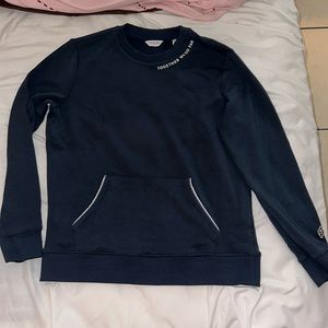 📍NWOT📍Peloton Dream Blend Navy Pullover with front pocket